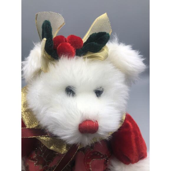 PBC International Rare Multicolor Bear Plushy Ornament Plush Holiday’s Themed 9" - Picture 9 of 16